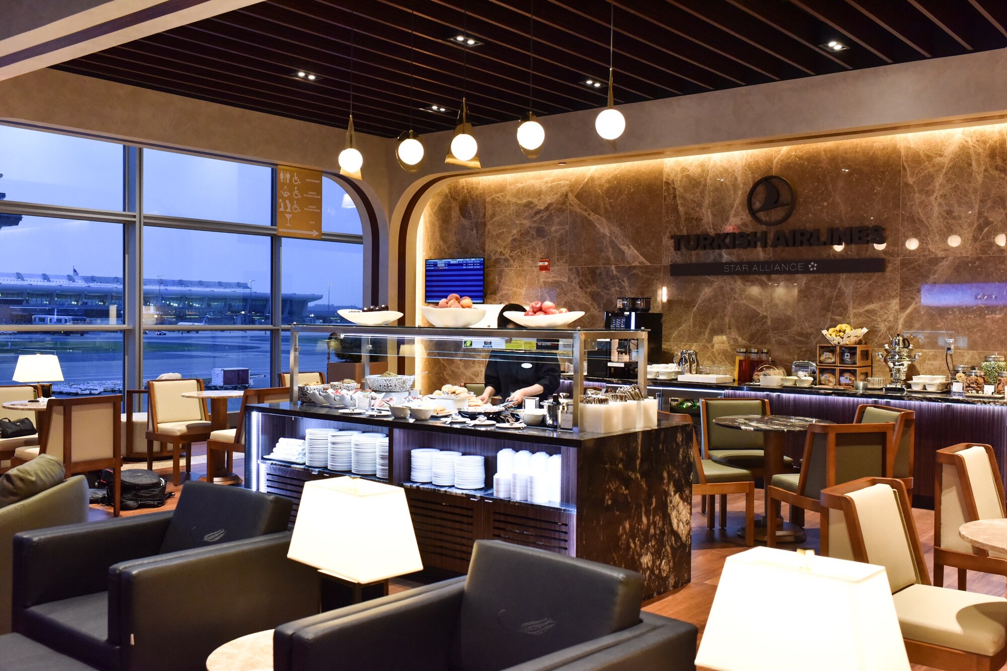 #3 of 5 images of Turkish Airlines Lounge Washington D.C.