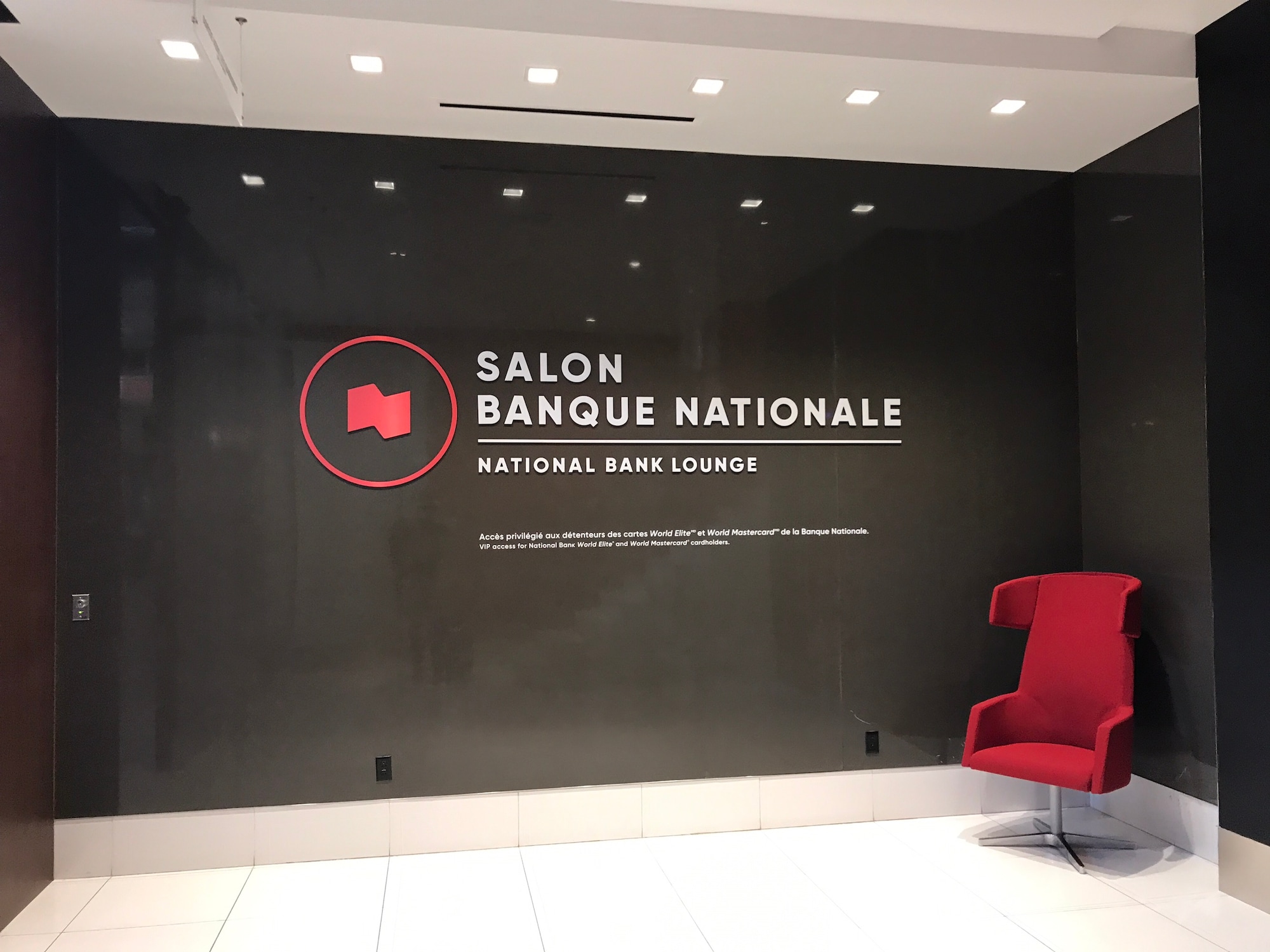#1 of 5 images of Montreal National Bank World Mastercard Lounge (Temporarily Closed)